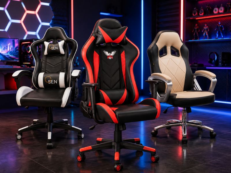 Ghế gaming thiết kế thể thao dành cho người chơi game