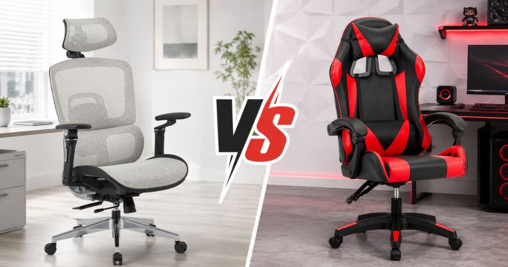 Nên Chọn Ghế Công Thái Học Và Ghế Gaming Phù Hợp Với Nhu Cầu