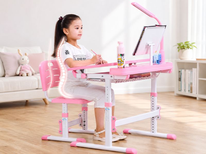 Tư thế ngồi học chuẩn giúp trẻ học tập hiệu quả