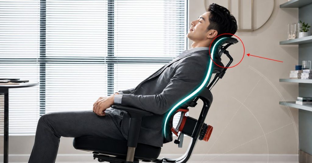 Tựa Đầu Ghế Công Thái Học Giúp Giảm Đau Cổ Vai Gáy